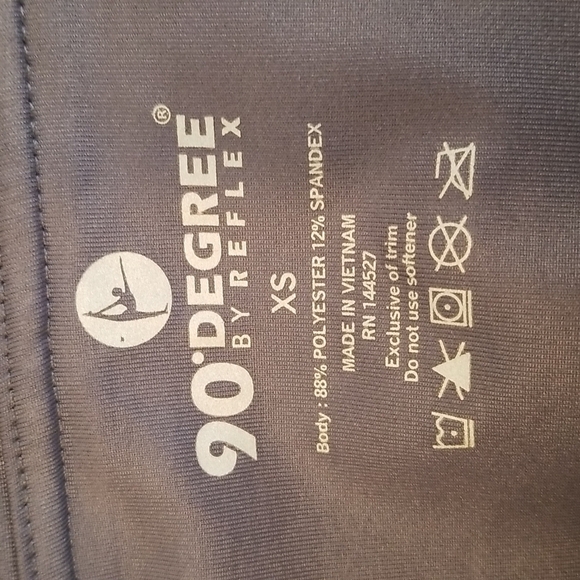 💕90 DEGREE💕 Gray Distressed Leggings XS NWT - Picture 8 of 10